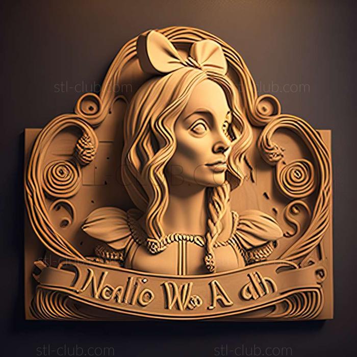 3D model Alice from Alice in Wonderland (STL)